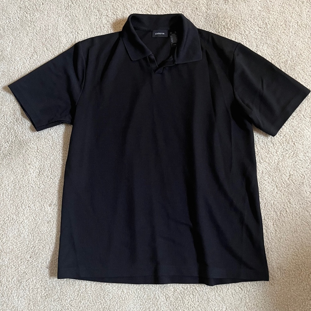 Men’s Black Claiborne polo shirt size XL